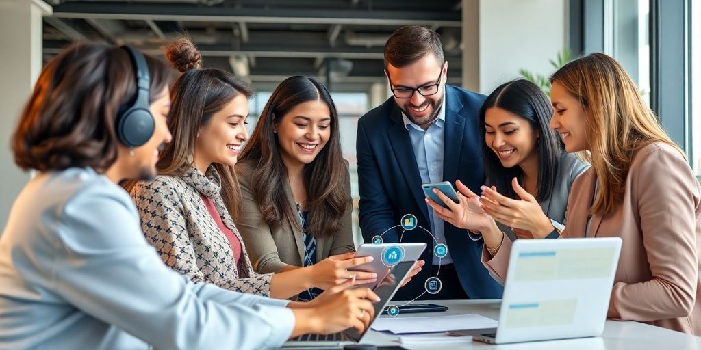 Tim podrške upotrebljava AI za pomoć preduzećima.