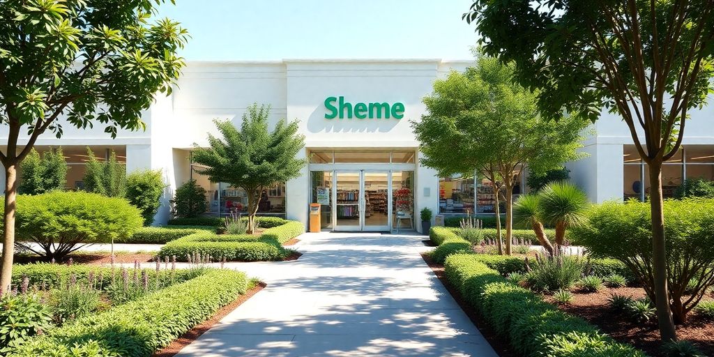 Exterior of a store with a bright, welcoming facade.