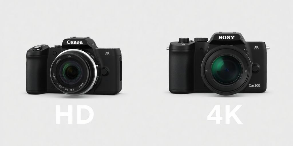 Comparison of HD and 4K camera designs.
