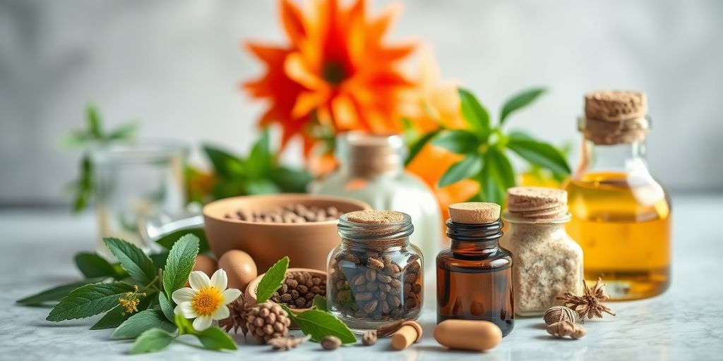 Plantas medicinais e remédios naturais para menopausa.