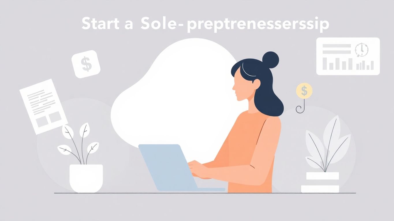 Illustrasjon av kostnader ved enkeltpersonforetak.