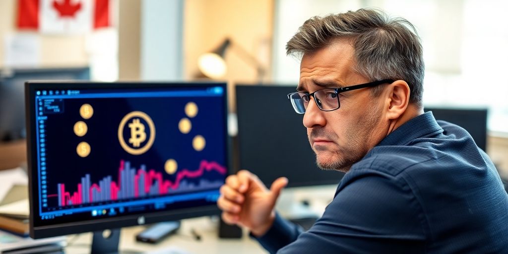 Retail investor frustrated by crypto regulations in Canada.