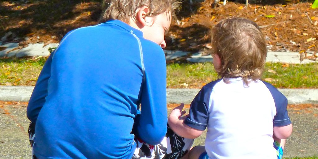 family enjoying picnic in a park in Huntsville