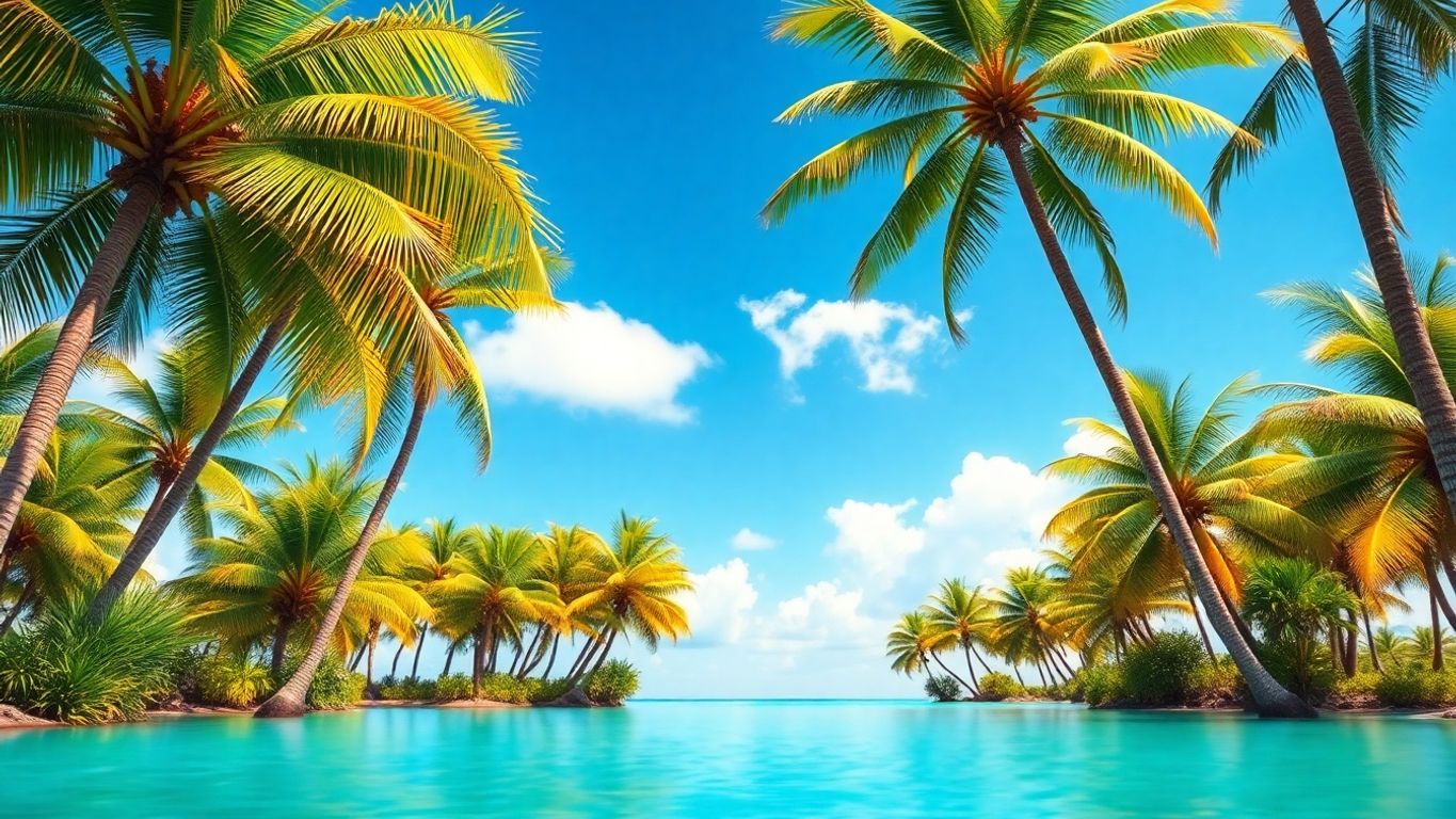 B2B webinar marketing success with tropical imagery.