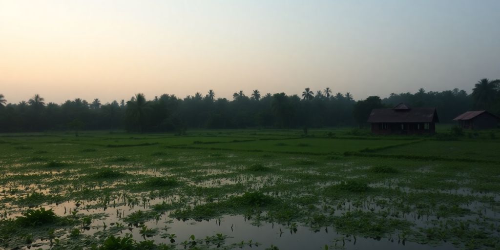 Jeune femme dans un environnement cambodgien.