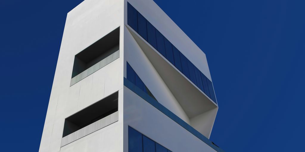 white concrete building