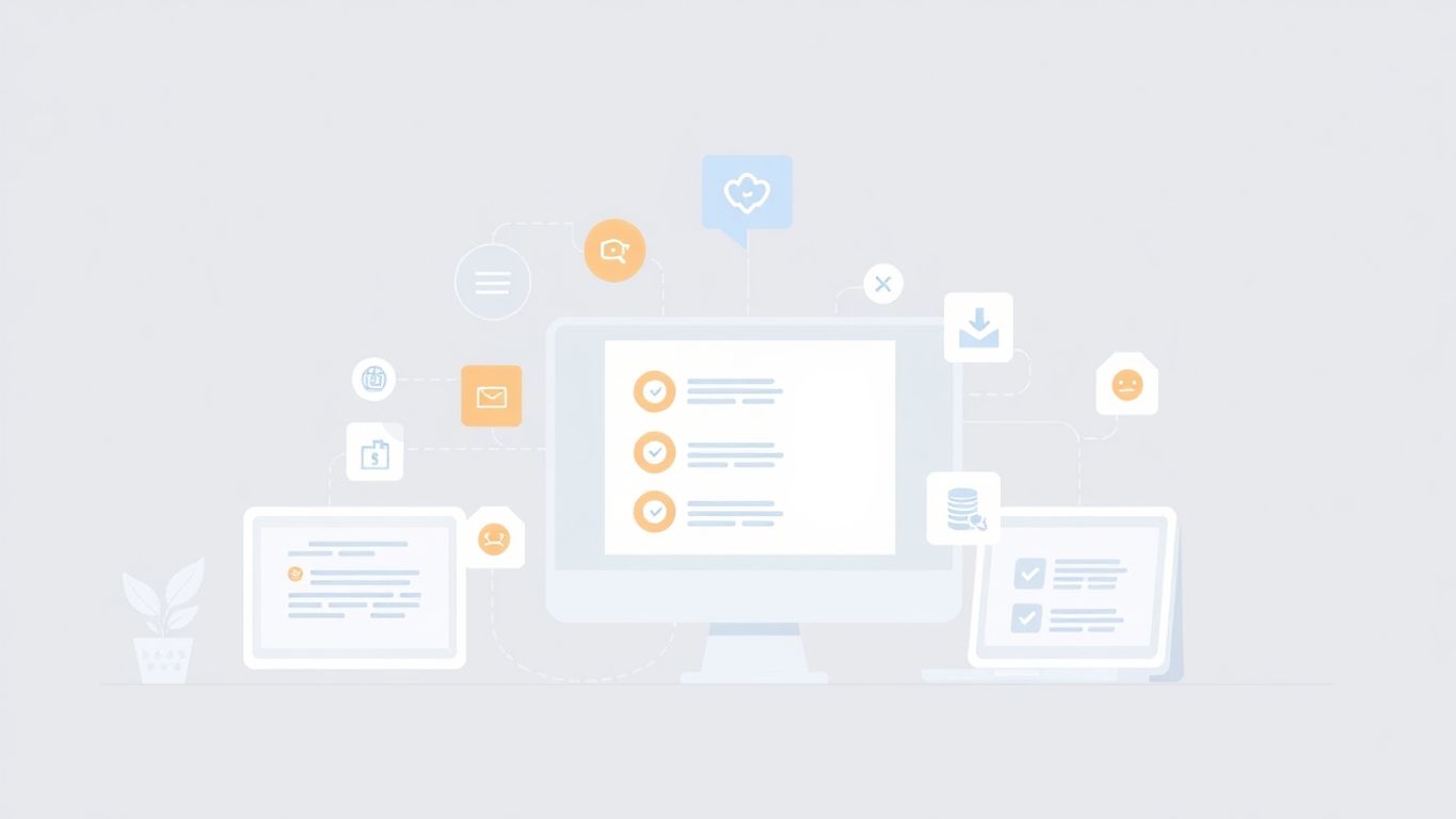 Illustrasjon av CRM-system i salg.