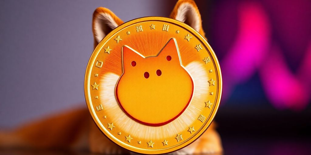 Experts Answered! Should I Invest In Dogecoin in 2025! 3 Dogecoin coin with Shiba Inu background in soft lighting.
