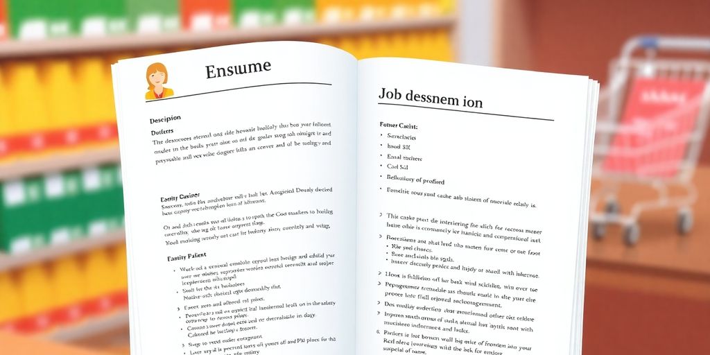 Resume with cashier job description