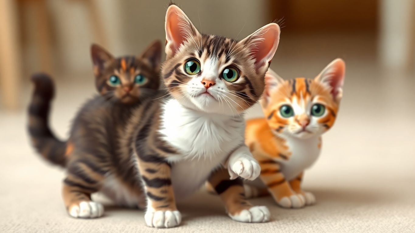 Gato com padrões genéticos únicos e expressivos.