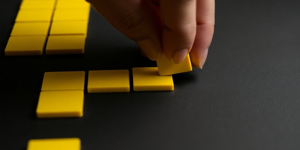 AI puzzle solver with yellow blocks