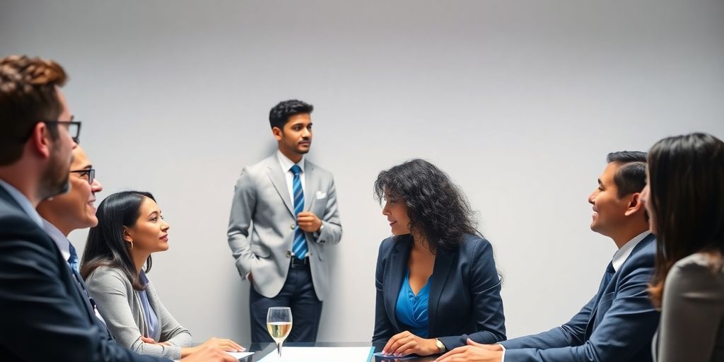 Verjährung im Werkvertrag: Typische Praxisfragen und Antworten Internationale Vertragsbesprechung mit Geschäftspersonen in Anzügen.
