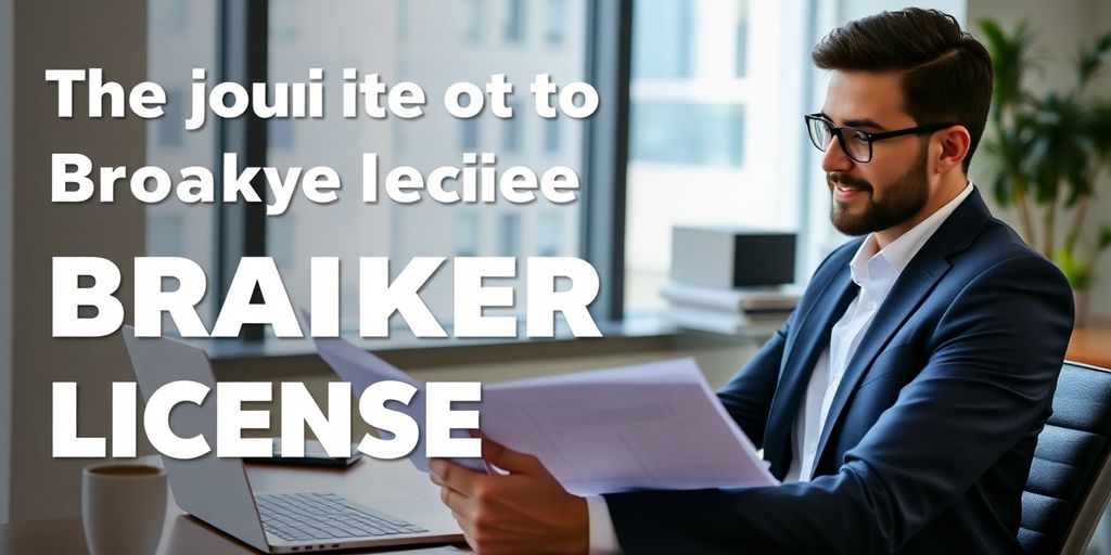 Person reviewing documents in a bright office space.