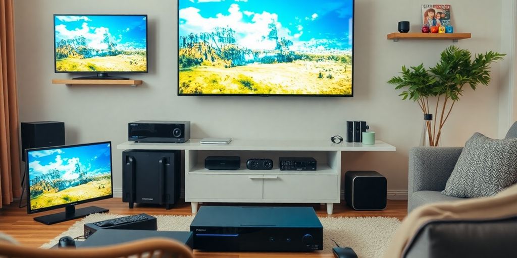 Dispozitive IPTV moderne într-un mediu confortabil.