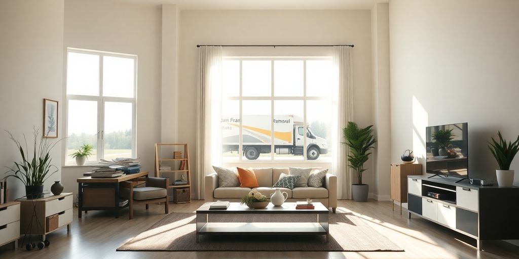Clean, organized room with natural light.
