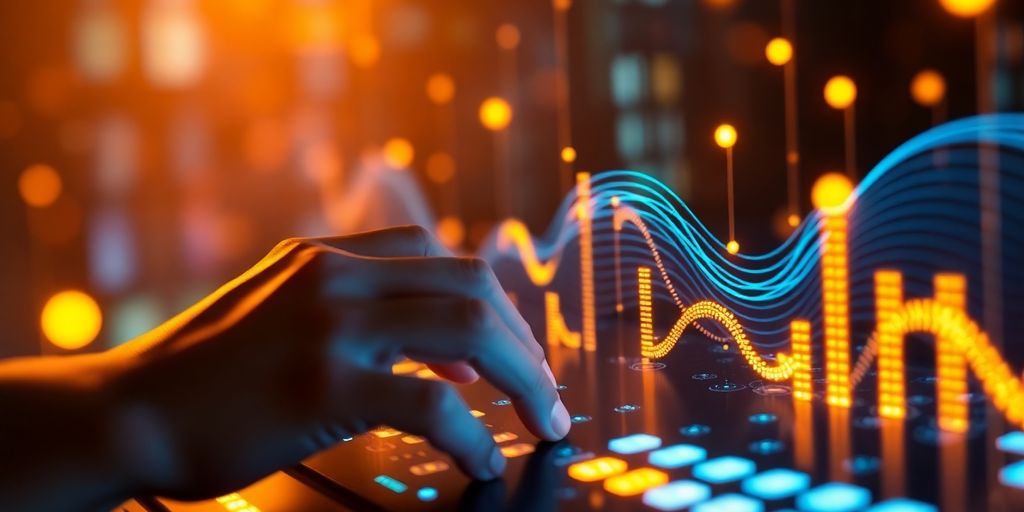AI music producer creating beats visually.
