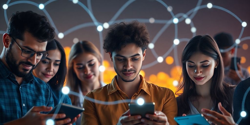 Digital strategies connecting diverse online users.