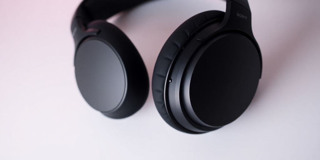 Sony WH-1000XM4 Kopfhörer in elegantem Schwarz