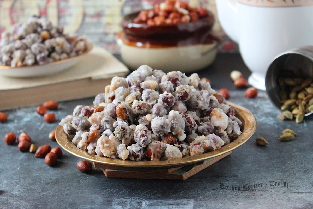 10. Letakkan kacang di atas mampan