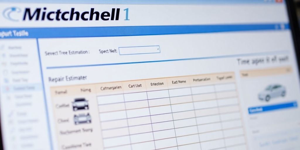 Mitchell 1 software interface on a computer screen.