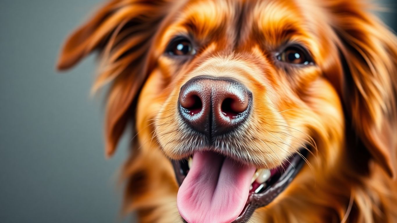 Happy dog enjoying a nutritious Pawbiotix treat.