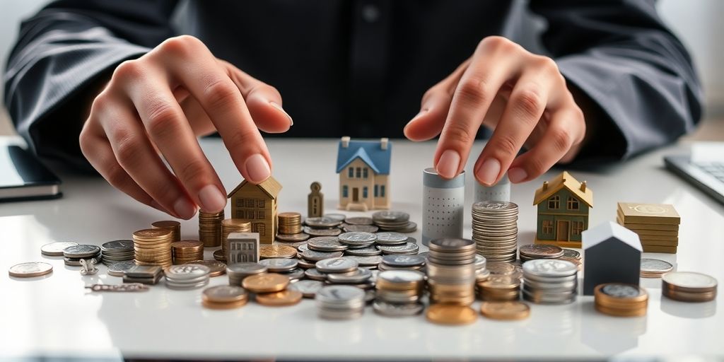 Diverse financial tools on a desk.