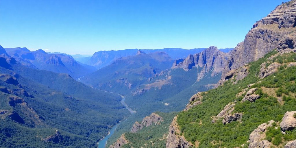 Vast Drakensberg mountains and Blyde River Canyon.