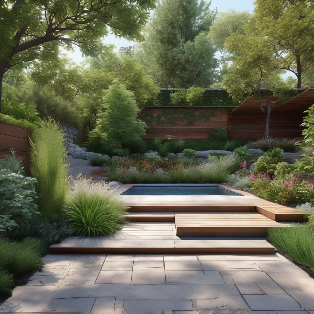 sustainable landscape design outdoor oasis