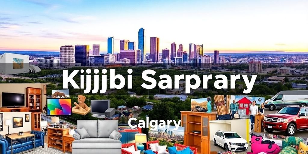 Collage of local listings in Calgary on Kijiji.
