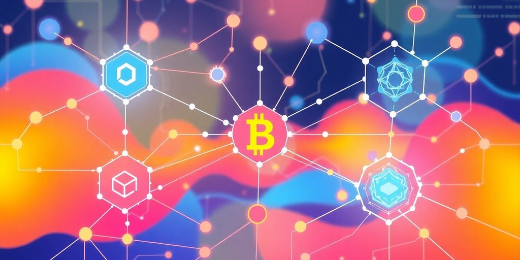 Illustrative image of blockchain and ai integration.