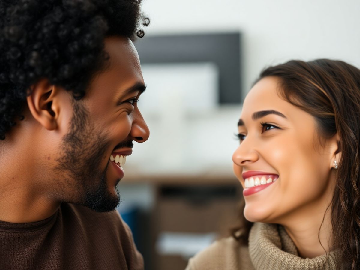 Oameni zâmbitori, comunicare, conexiune, înțelegere, armonie.