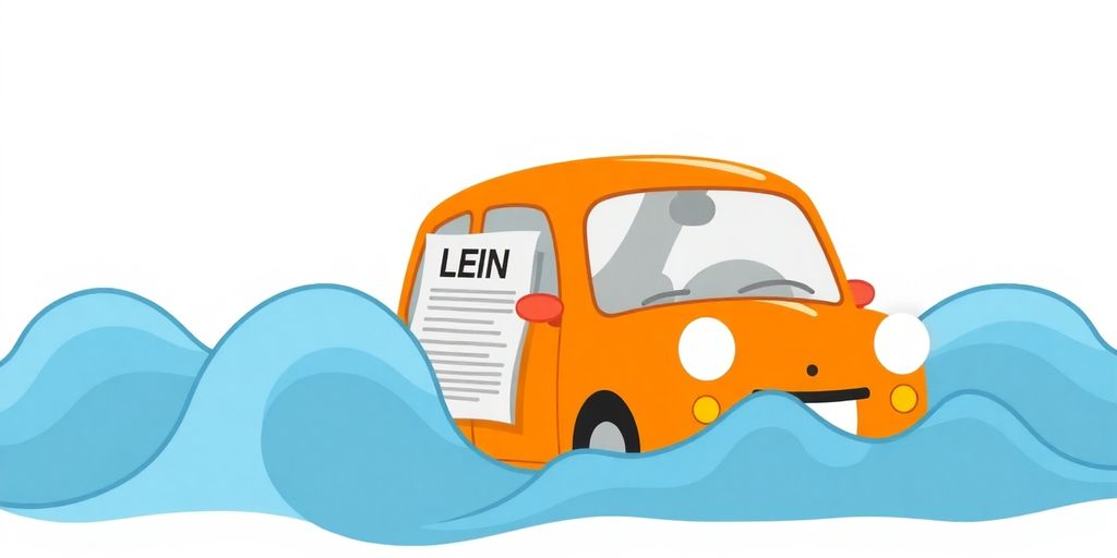Car with lien navigating financial waters