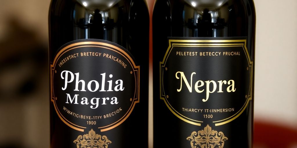 Frascos de Pholia Magra e Pholia Negra lado a lado.