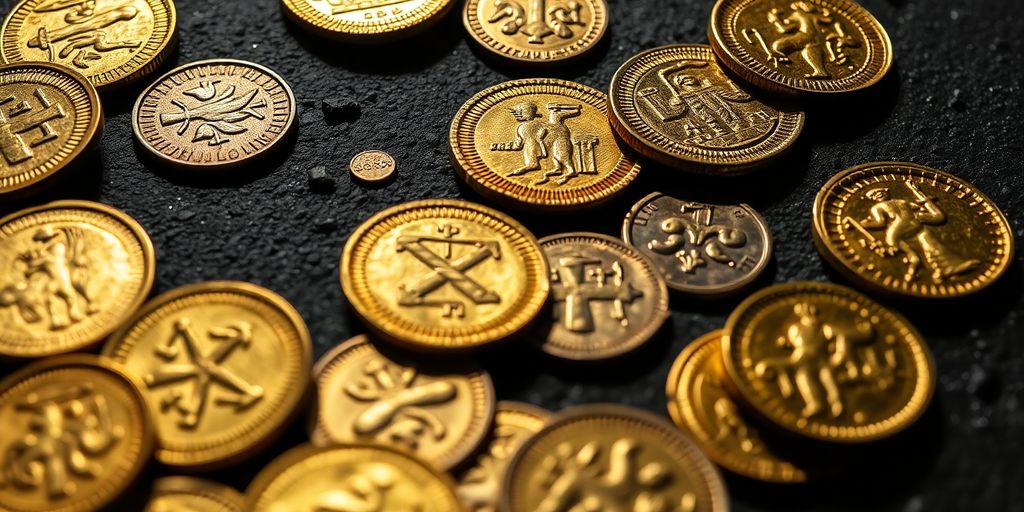 Pièces d'or antiques