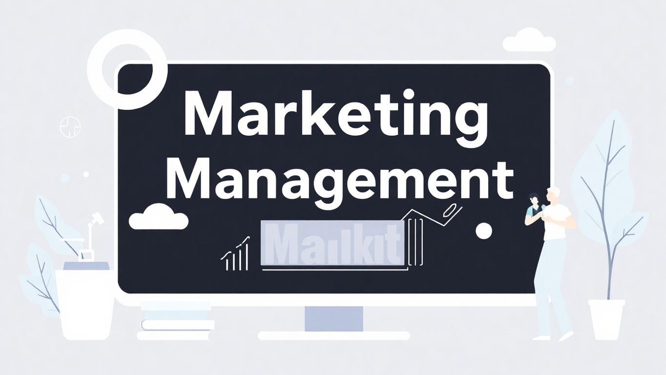 Moderne illustrasjon av markedsføring og digital transformasjon.