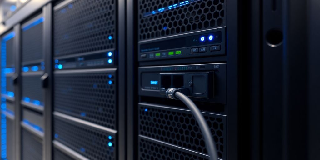 Server racks automating setup