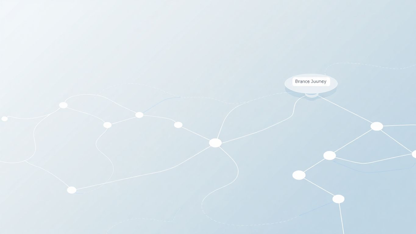 Illustrasjon av kundereisen og merkevarestrategi.