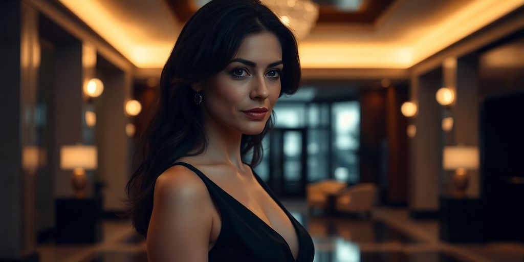 Discrete vrouw in Bergen