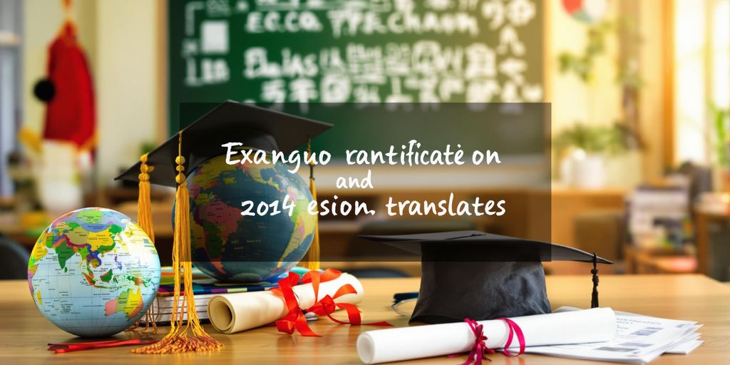 Eğitim belgeleri ve mezuniyet temalı bir görüntü.