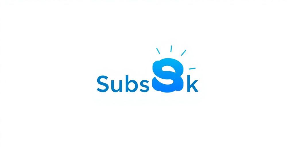 Substack logo with radiating light on white background.
