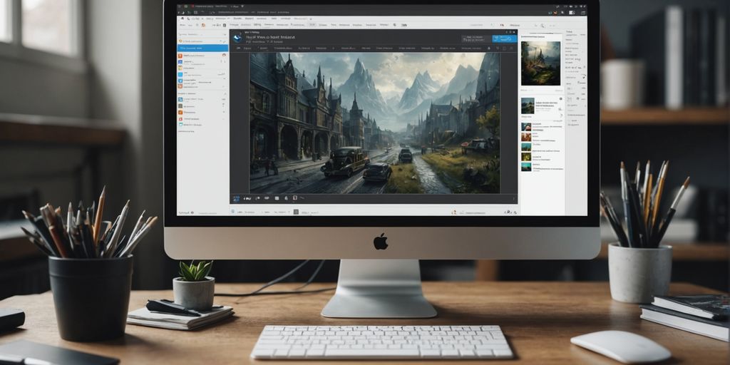 Updating website software and plugins on a computer screen