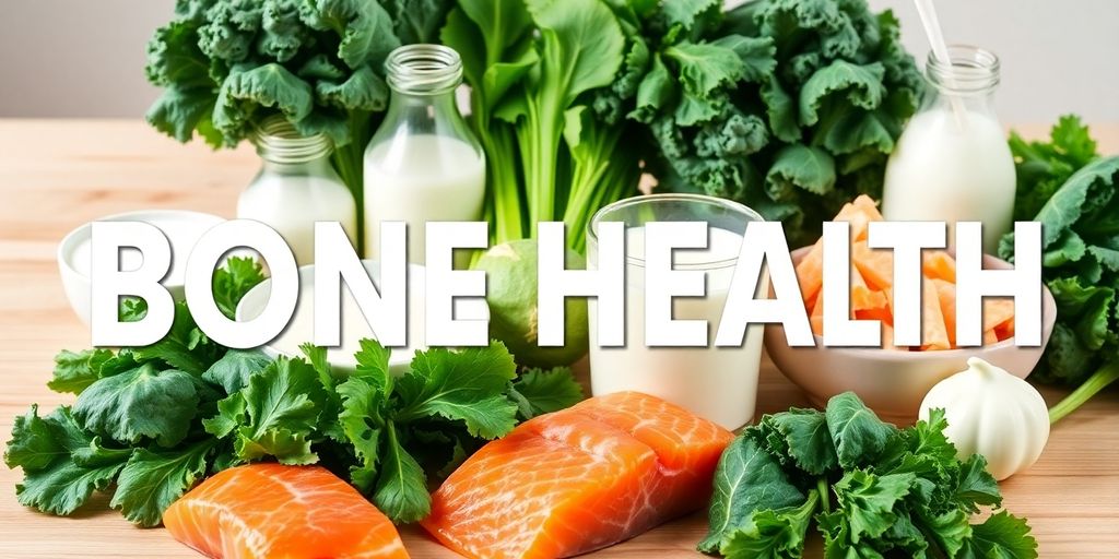 Nutritious foods for bone health.