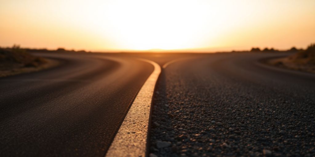 Two distinct paths converging on a financial horizon.