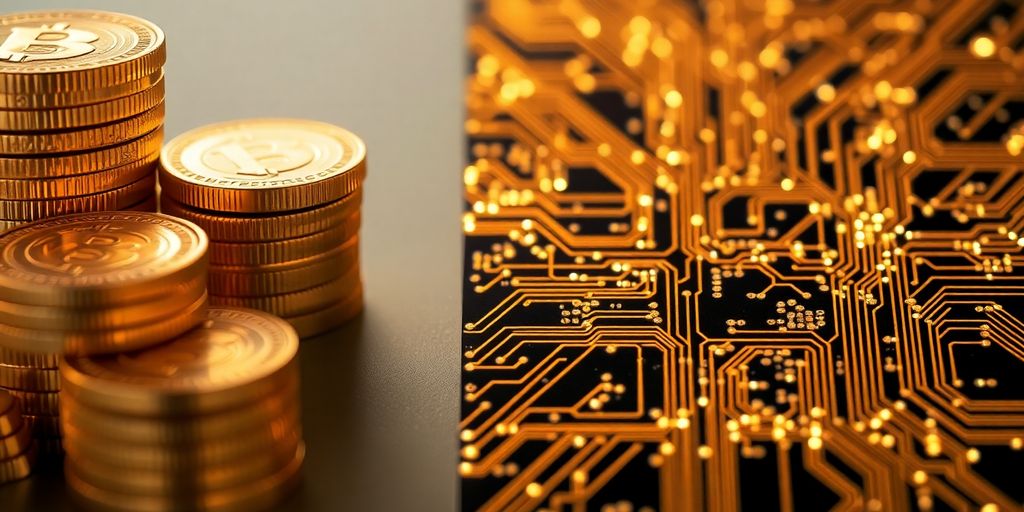 Pièces d'or et circuits numériques