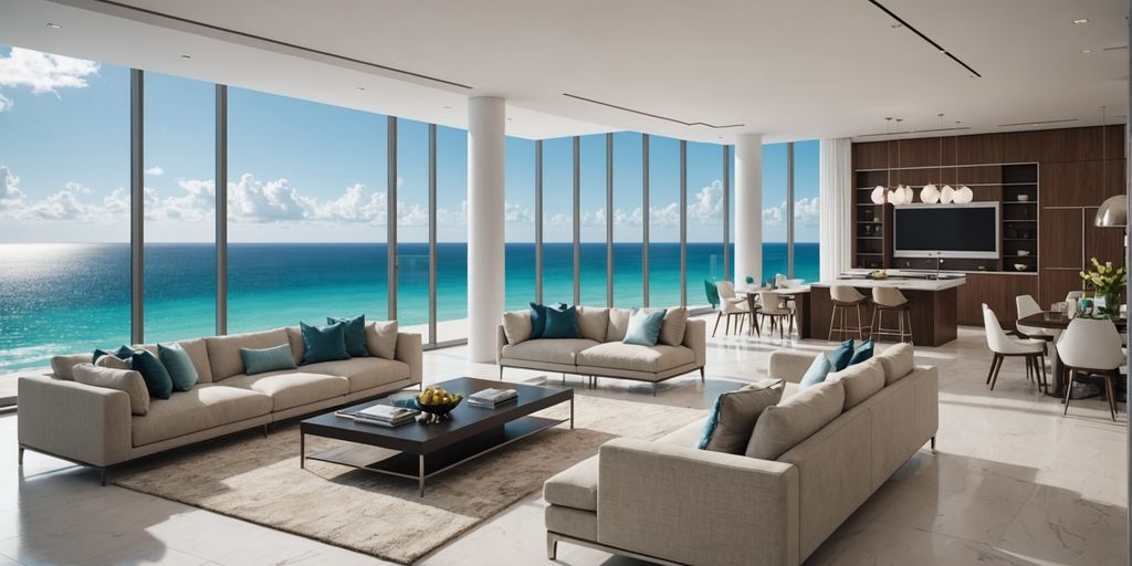 Sunny Isles Beach penthouse with ocean view