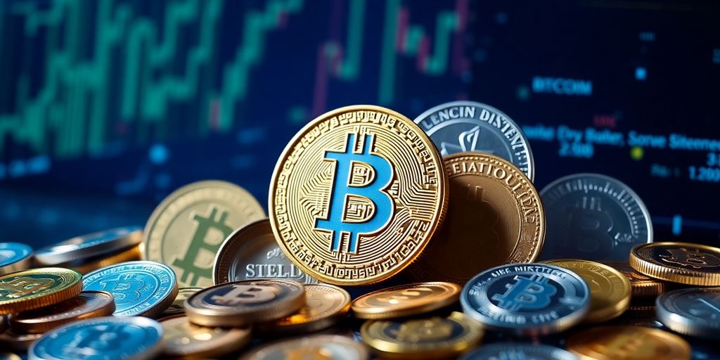 Best Bitcoin DEXs to Maximize Your Crypto Trading in 2025 3 Colorful Bitcoin coins on a digital tech background.