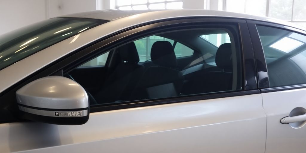 Clean car ready for trade-in.