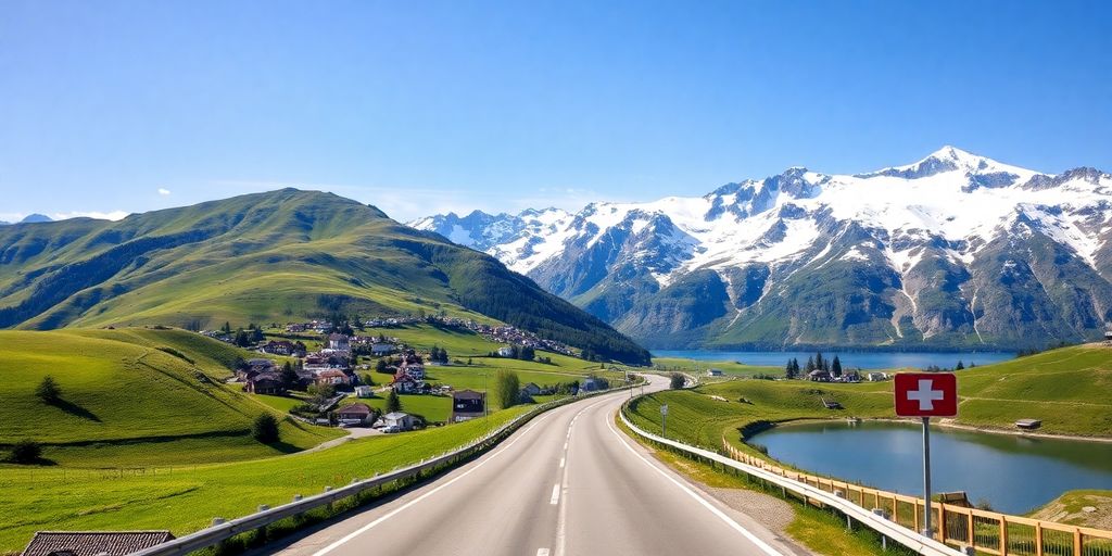 Frontières, drapeaux France Suisse