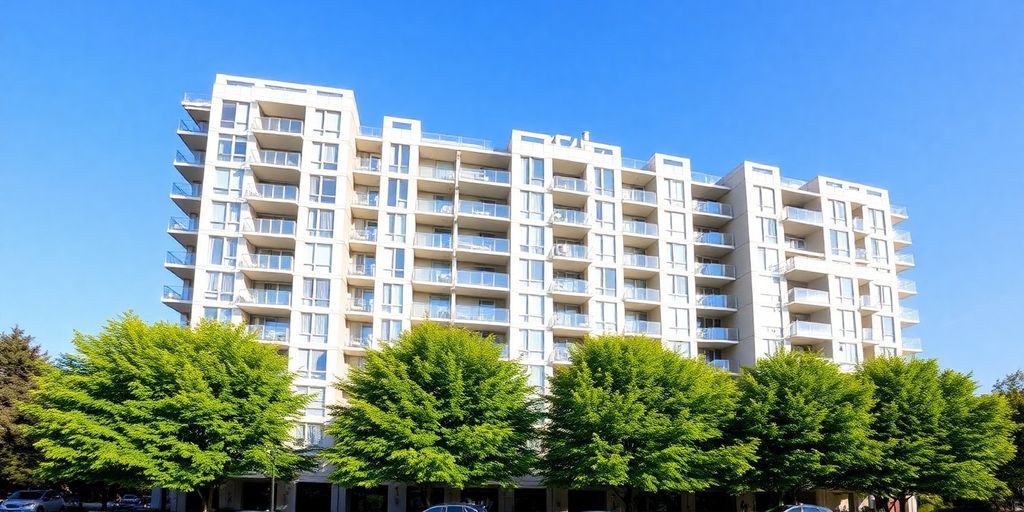 Lincoln Property Company residential building in city.