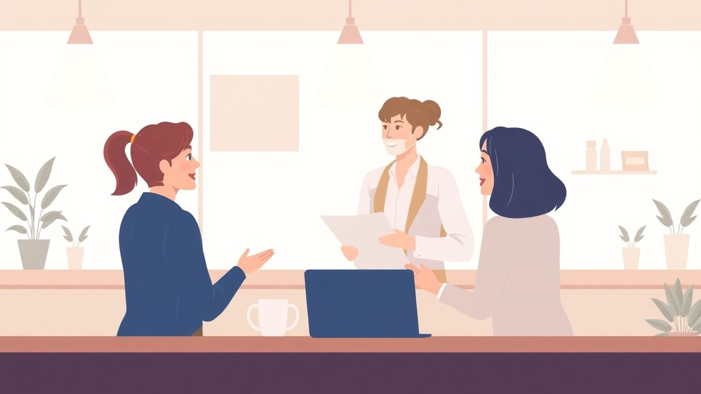 Illustrasjon av kundeopplevelser i en bedrift